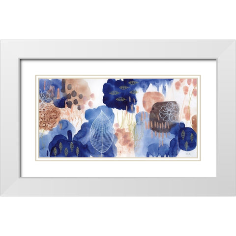 Essence of Life I White Modern Wood Framed Art Print with Double Matting by Horn, Laura