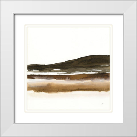 Marsh I White Modern Wood Framed Art Print with Double Matting by Paschke, Chris