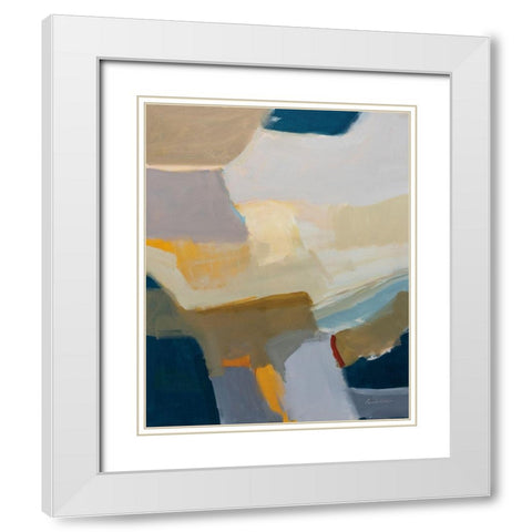 Dana Point White Modern Wood Framed Art Print with Double Matting by Munger, Pamela
