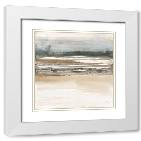 Arctic Thaw I White Modern Wood Framed Art Print with Double Matting by Paschke, Chris