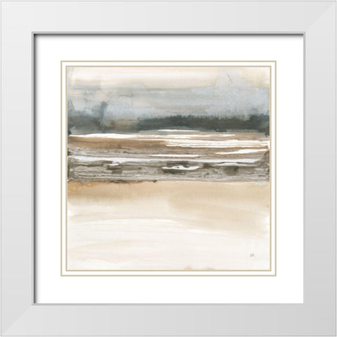 Arctic Thaw I White Modern Wood Framed Art Print with Double Matting by Paschke, Chris