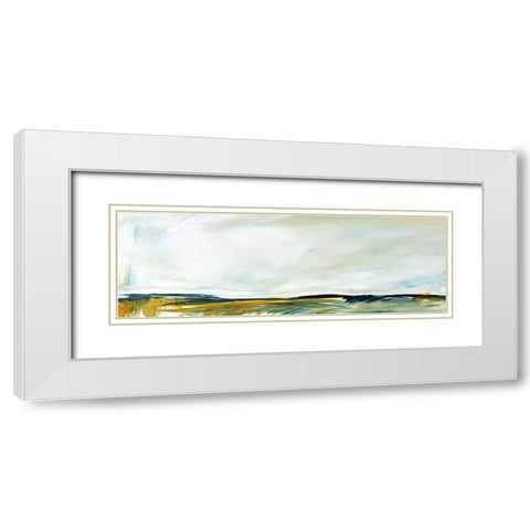 Prevailing Winds White Modern Wood Framed Art Print with Double Matting by Schlabach, Sue