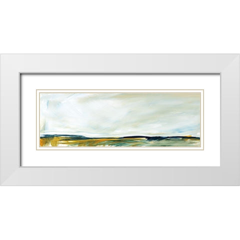 Prevailing Winds White Modern Wood Framed Art Print with Double Matting by Schlabach, Sue