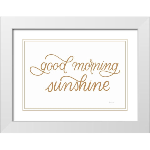 Boho Nursery XI Straight White Modern Wood Framed Art Print with Double Matting by Thorns, Becky