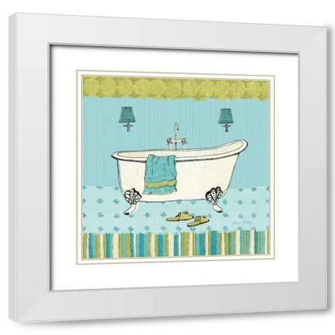 Good Clean Fun I White Modern Wood Framed Art Print with Double Matting by Petty, Lisa
