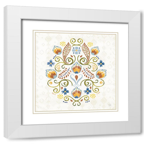 Sweet and Spicy XV Colorful White Modern Wood Framed Art Print with Double Matting by June, Dina