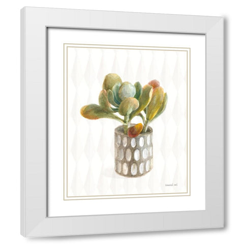 Desert Greenhouse XIV White Modern Wood Framed Art Print with Double Matting by Nai, Danhui