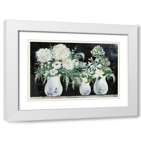 Late Summer Bouquet IV White Modern Wood Framed Art Print with Double Matting by Purinton, Julia
