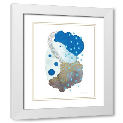 Abstract Day IV White Modern Wood Framed Art Print with Double Matting by Gallagher, Megan