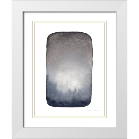 Moody Day I White Modern Wood Framed Art Print with Double Matting by Gallagher, Megan