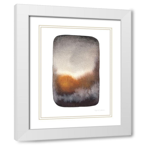 Moody Day II White Modern Wood Framed Art Print with Double Matting by Gallagher, Megan