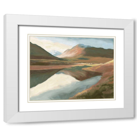 High North Spice White Modern Wood Framed Art Print with Double Matting by Wiens, James