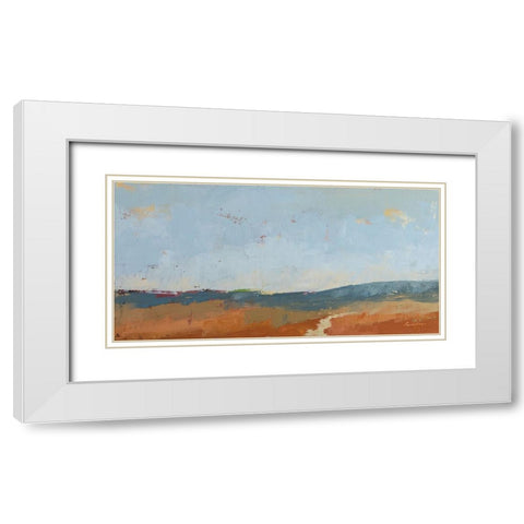 Nowhere Near White Modern Wood Framed Art Print with Double Matting by Munger, Pamela