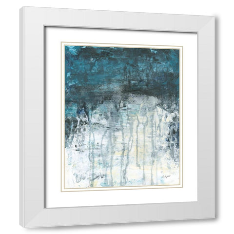 Glacial White Modern Wood Framed Art Print with Double Matting by Prahl, Courtney