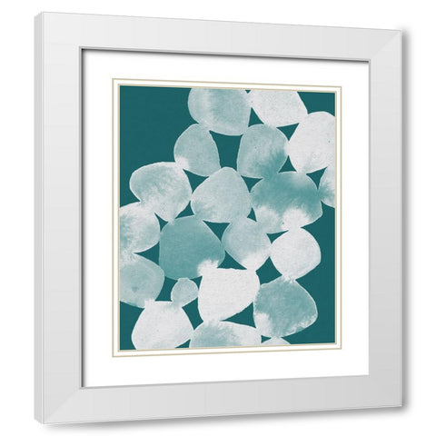 Boho Beautiful I Deep Lake White Modern Wood Framed Art Print with Double Matting by Hershey, Moira