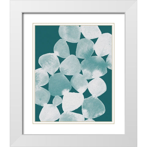 Boho Beautiful I Deep Lake White Modern Wood Framed Art Print with Double Matting by Hershey, Moira