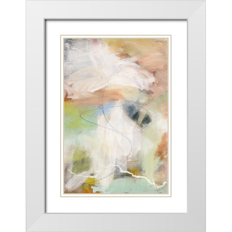 Possibilities II Light White Modern Wood Framed Art Print with Double Matting by Urban, Mary