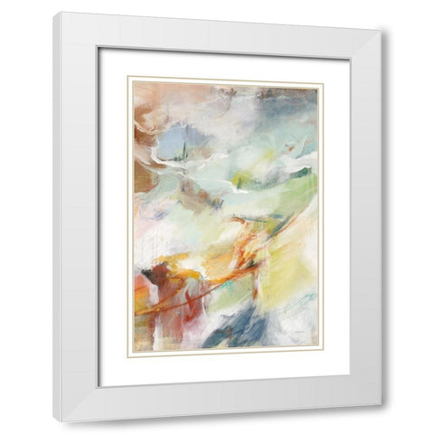 Possibilities III Light White Modern Wood Framed Art Print with Double Matting by Urban, Mary