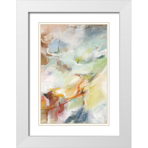 Possibilities III Light White Modern Wood Framed Art Print with Double Matting by Urban, Mary