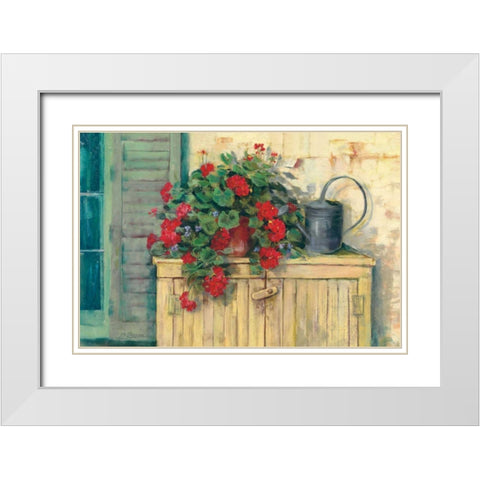 Gardeners Still Life White Modern Wood Framed Art Print with Double Matting by Rowan, Carol