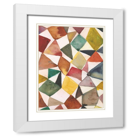 Tilt Shift II White Modern Wood Framed Art Print with Double Matting by Warrick, Cheryl
