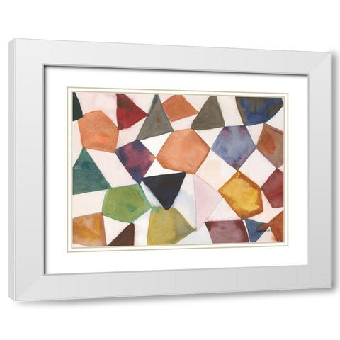 Tilt Shift III White Modern Wood Framed Art Print with Double Matting by Warrick, Cheryl