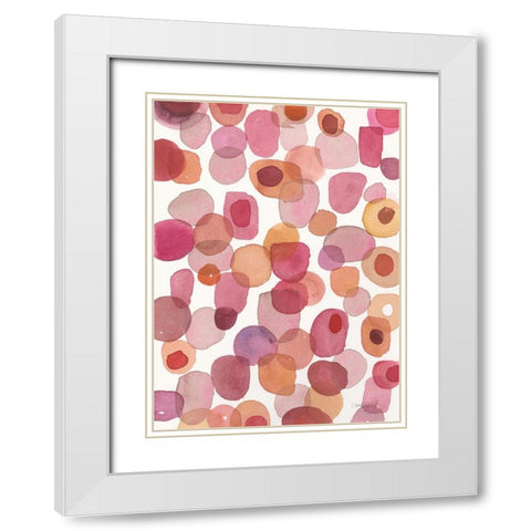 Toggle I White Modern Wood Framed Art Print with Double Matting by Warrick, Cheryl