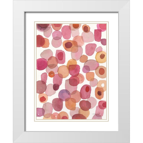 Toggle I White Modern Wood Framed Art Print with Double Matting by Warrick, Cheryl