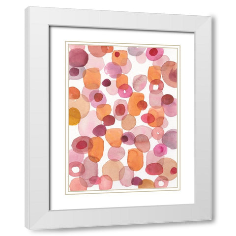 Toggle II White Modern Wood Framed Art Print with Double Matting by Warrick, Cheryl