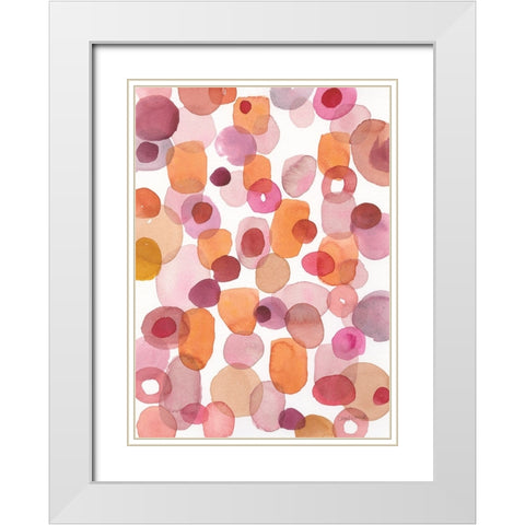 Toggle II White Modern Wood Framed Art Print with Double Matting by Warrick, Cheryl