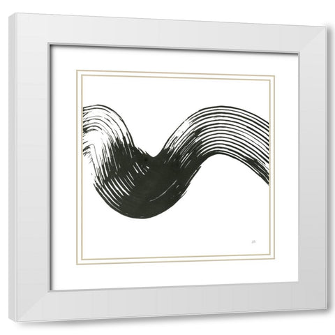 Unparalleled I White Modern Wood Framed Art Print with Double Matting by Paschke, Chris