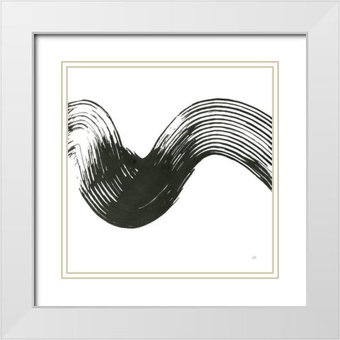 Unparalleled I White Modern Wood Framed Art Print with Double Matting by Paschke, Chris