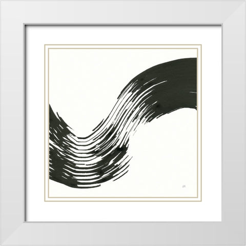 Unparalleled II White Modern Wood Framed Art Print with Double Matting by Paschke, Chris