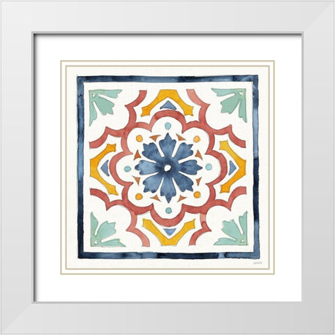 Fall Flair VIII White Modern Wood Framed Art Print with Double Matting by Tavoletti, Anne