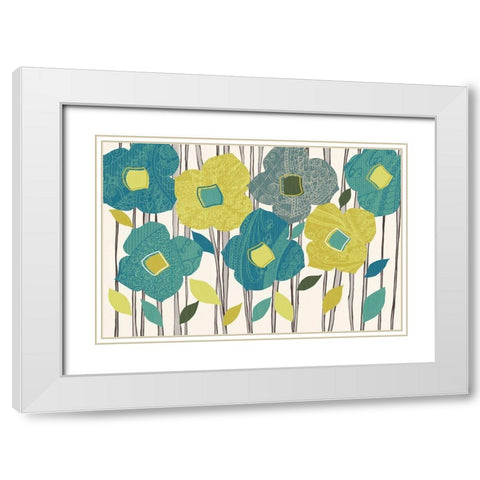 Spice It Up White Modern Wood Framed Art Print with Double Matting by Adams, Sarah