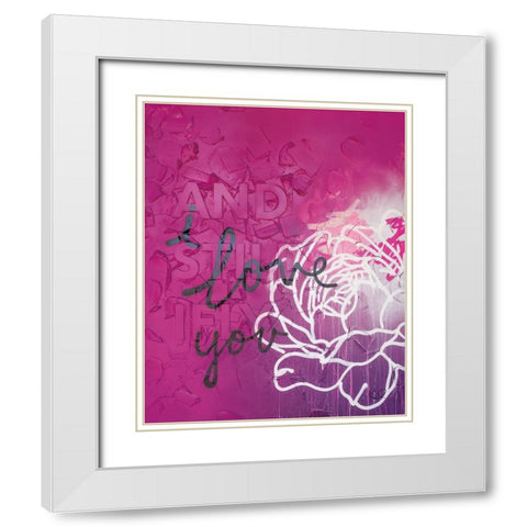 And Still I Fly White Modern Wood Framed Art Print with Double Matting by Youngstrom, Kent