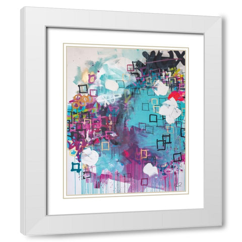 Ticking All the Boxes White Modern Wood Framed Art Print with Double Matting by Youngstrom, Kent