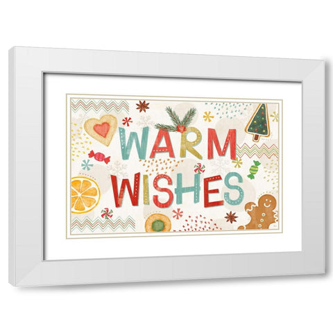 Sweet Treats I White Modern Wood Framed Art Print with Double Matting by Charron, Veronique