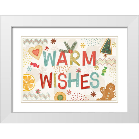 Sweet Treats I White Modern Wood Framed Art Print with Double Matting by Charron, Veronique