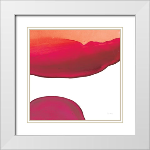 Bright Swishes III White Modern Wood Framed Art Print with Double Matting by Rhue, Piper