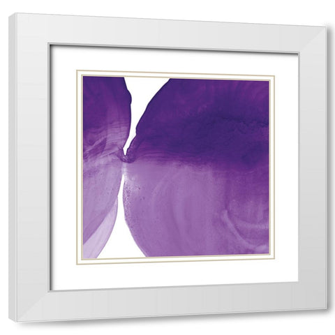 Bright Pools I White Modern Wood Framed Art Print with Double Matting by Rhue, Piper