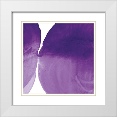 Bright Pools I White Modern Wood Framed Art Print with Double Matting by Rhue, Piper