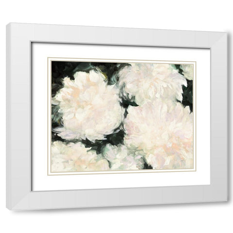 Blushing Summer I on Black White Modern Wood Framed Art Print with Double Matting by Purinton, Julia