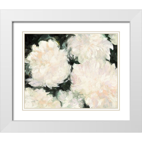 Blushing Summer I on Black White Modern Wood Framed Art Print with Double Matting by Purinton, Julia