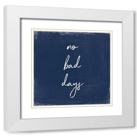 My Home Inspiration II Indigo White Modern Wood Framed Art Print with Double Matting by Portfolio, Wild Apple