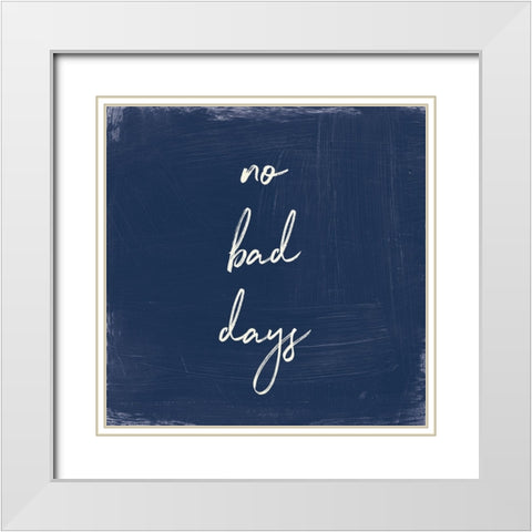My Home Inspiration II Indigo White Modern Wood Framed Art Print with Double Matting by Portfolio, Wild Apple
