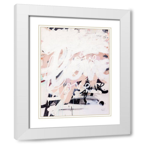 Love on Steroids White Modern Wood Framed Art Print with Double Matting by Youngstrom, Kent