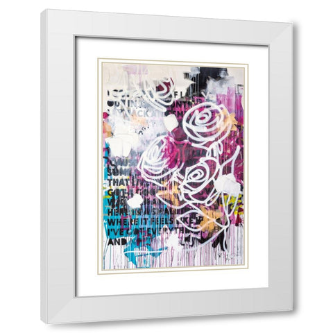 Ive Got Everything v2 White Modern Wood Framed Art Print with Double Matting by Youngstrom, Kent