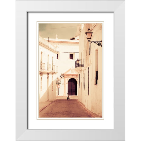 White Magic Crop White Modern Wood Framed Art Print with Double Matting by Bevan, Keri