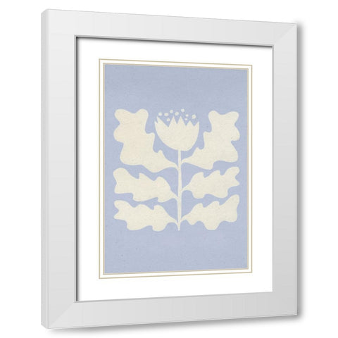 Delighted I Lavender Vertical White Modern Wood Framed Art Print with Double Matting by Hershey, Moira